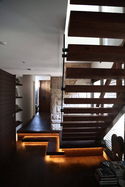 Oak stairs