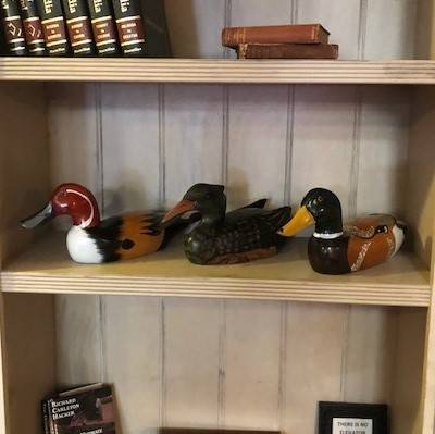 3 duck decoys