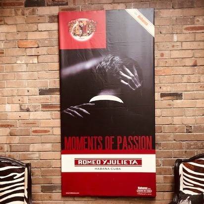 Cigar poster from Bar Monserrate